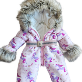 Skipak Sneeuwpak Imitatiebont Nep Bontkraag Ski kleding