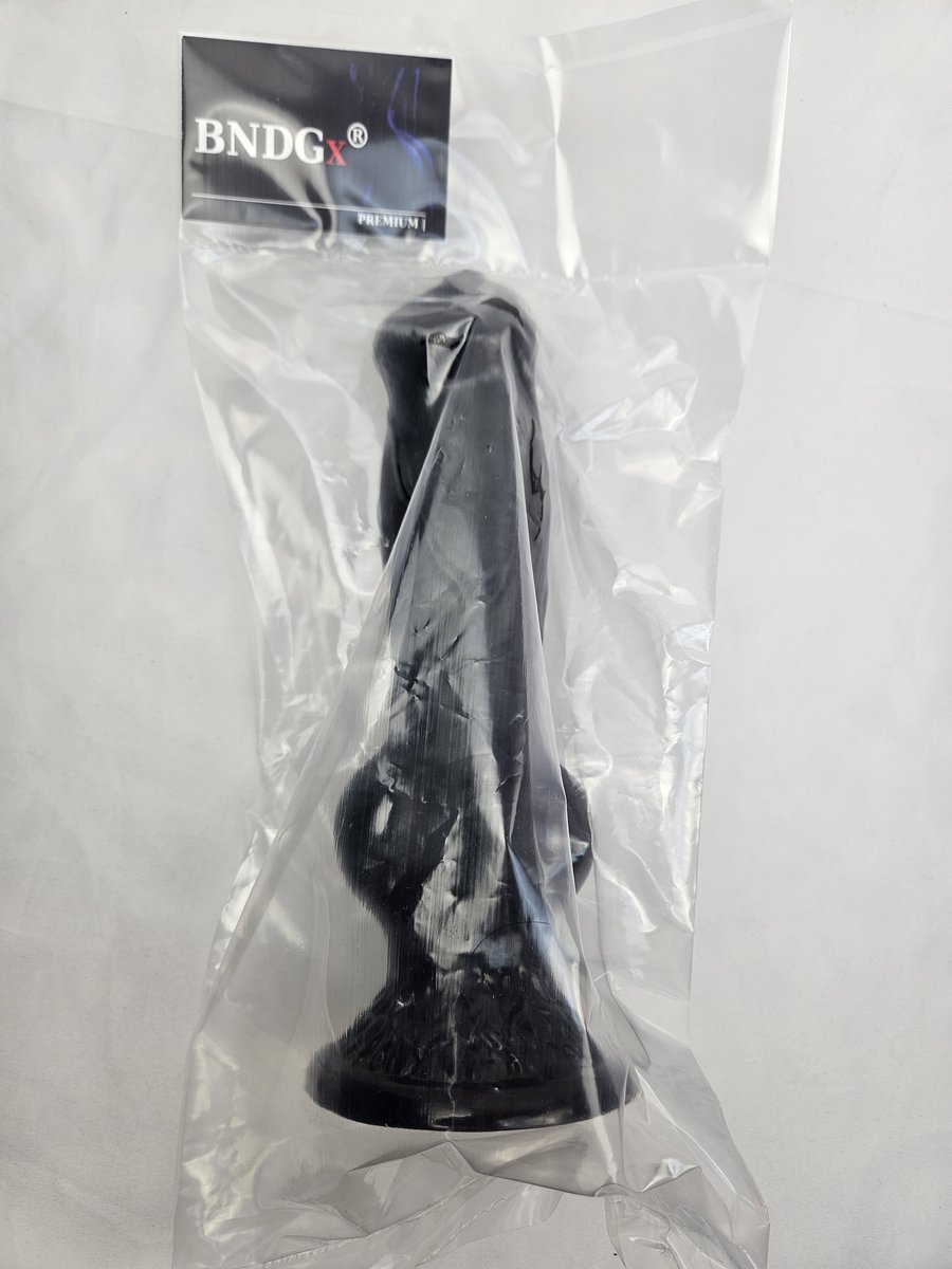 BNDGx® - Dildo - Extreem Grote Penis - Zwarte Lange dikke Realistisch -Zuignap - Extreme BDSM SM Fetisch Seks speeltje