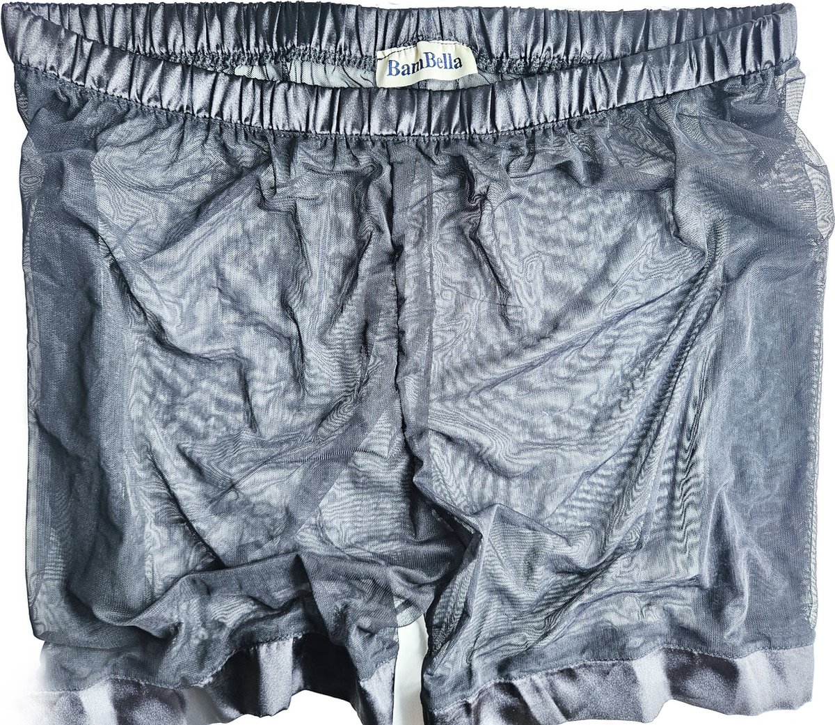 BamBella ® - Boxer short -  Sexy Zwart Erotische kant doorzichtige onderbroek Heren