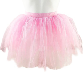 BamBella ® -Feest  Rok ballet met laagejs roze Meisje - Onesize - 3 tot 6 jaar - tulle tule stof