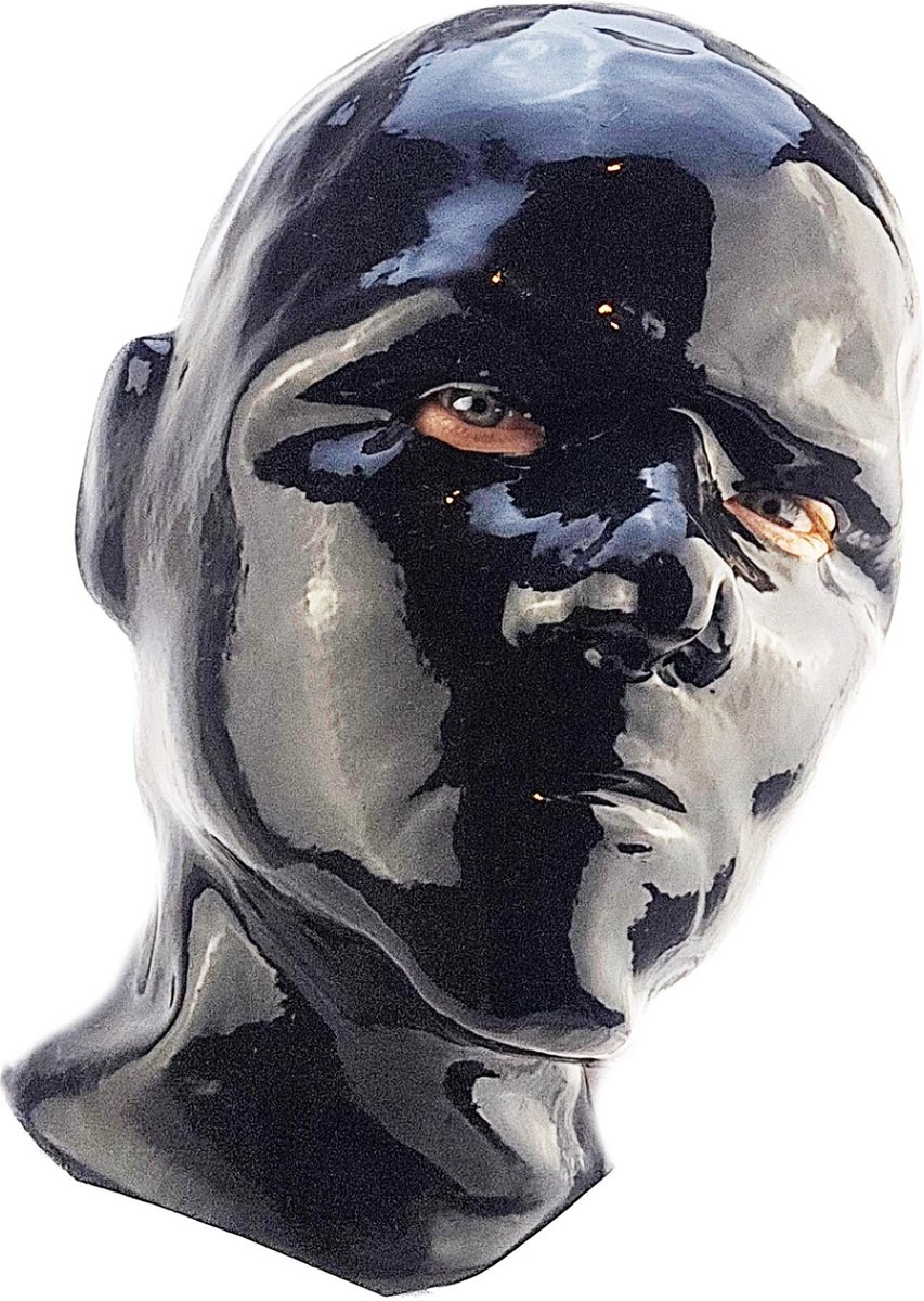 BNDGx® -100% Latex Masker Volledig - Anoniem Man Erotiek - Extreme BDSM Rollenspel kleding