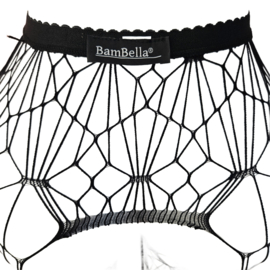 BamBella ® - Panty -Onesize - gaas maillot dunne pantys Dames - Onesize - sexy Erotische lingerie van kant