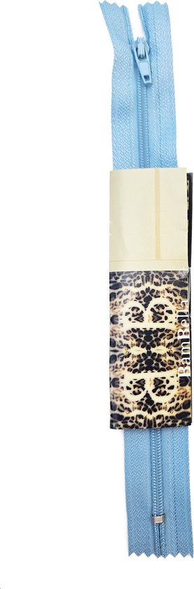 BamBella® Rits 20 cm niet deelbaar Licht Blauw dun klein japon kleding ritsen