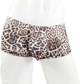 BamBella ® - Boxer short - - Panterprint - Bruin Dun kant gaas stof Ondergoed