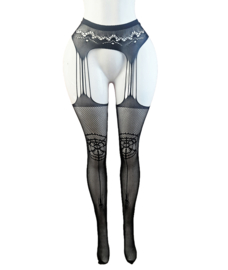BamBella ® - Panty -Onesize - gaas maillot dunne pantys Dames - Onesize - sexy Erotische lingerie van kant