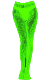BamBella ® - Panty -Onesize - Glow in the dark body suit - Dames - Onesize - sexy Erotische jumpsuit van kant lingerie