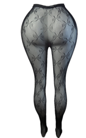 BamBella ® - Panty -Onesize - gaas maillot dunne pantys Dames - Onesize - sexy Erotische lingerie van kant