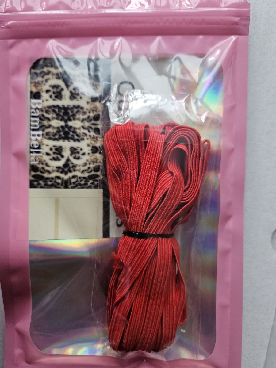 Elastiek 4.5 meter Rood 5mm dunne elastische band touw dun elastieken