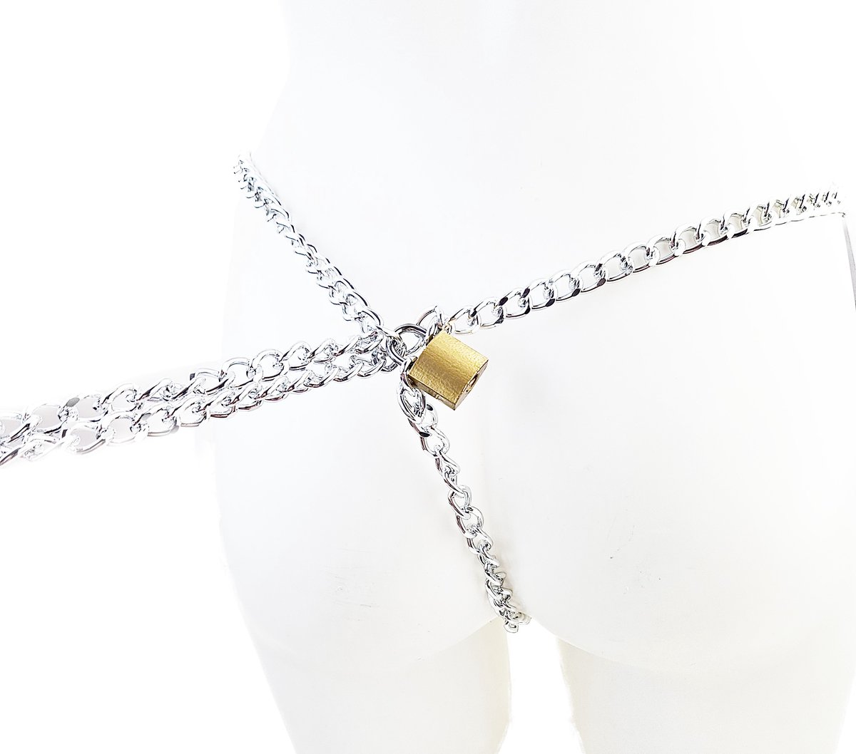 BNDGx® - kuisheidgordel Kuisheidskooi voor vrouwen -met slot - Vagina Kuisheids gordel vrouw bondage