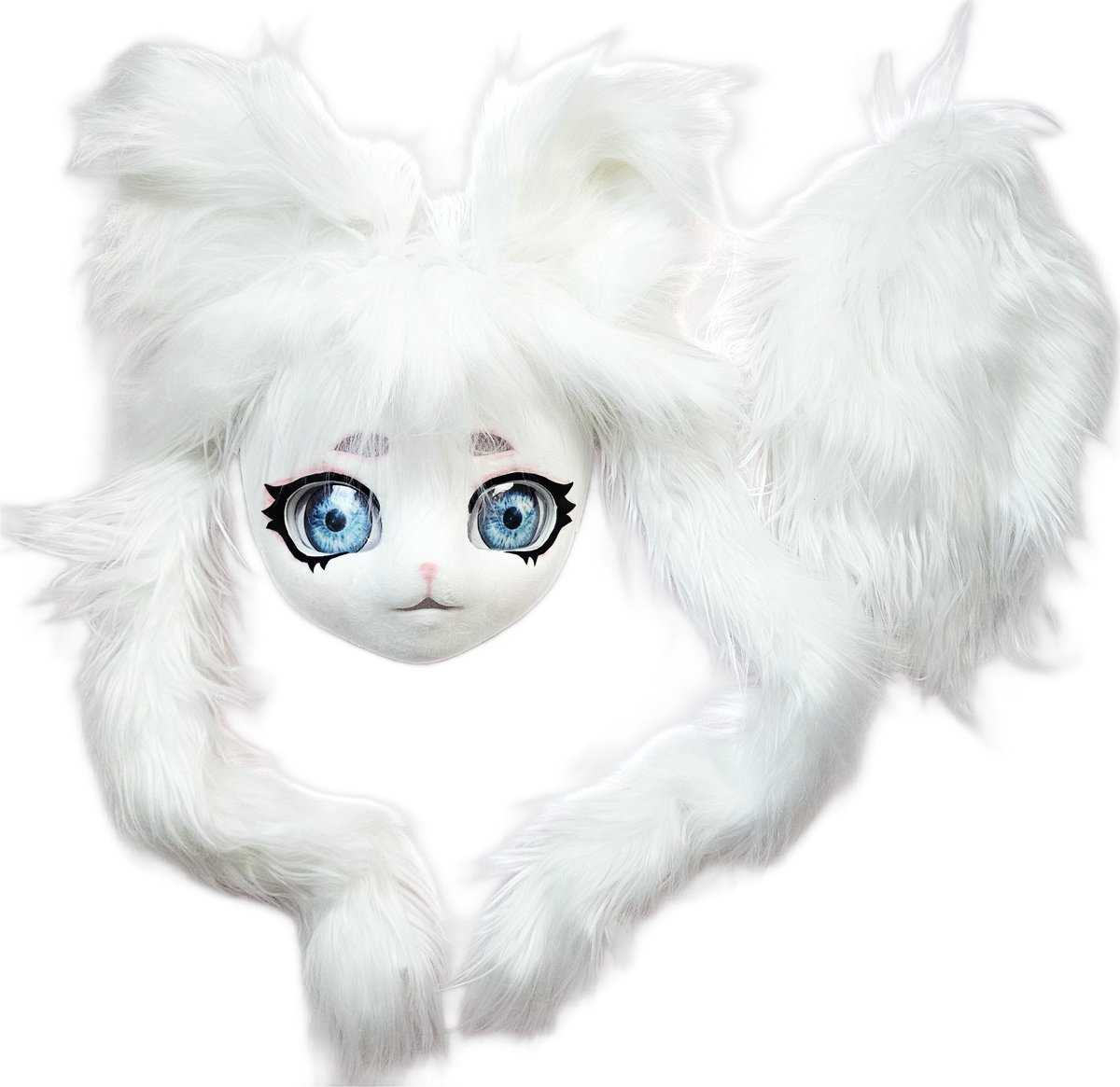 BamBella® Luxe Grote Masker schattig grote ogen meisjes wit japanse meisjes kawaii stijl
