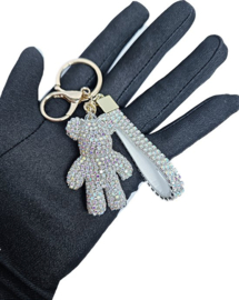 Sleutelhanger hanger tas Strass stenen glitter steentjes hotfix