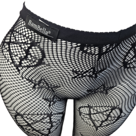 BamBella ® - Panty -Onesize - gaas maillot dunne pantys Dames - Onesize - sexy Erotische lingerie van kant