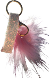 Sleutelhanger Tashanger Grote Konijn Roze 13 CM zachte pluche hanger