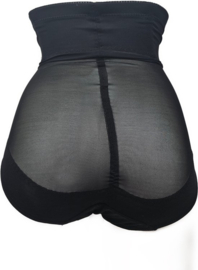 BamBella® Taille korset - S t/m XL ondergoed - maat XL - Sterk corrigerende Taille Korset onderbroek Zwart
