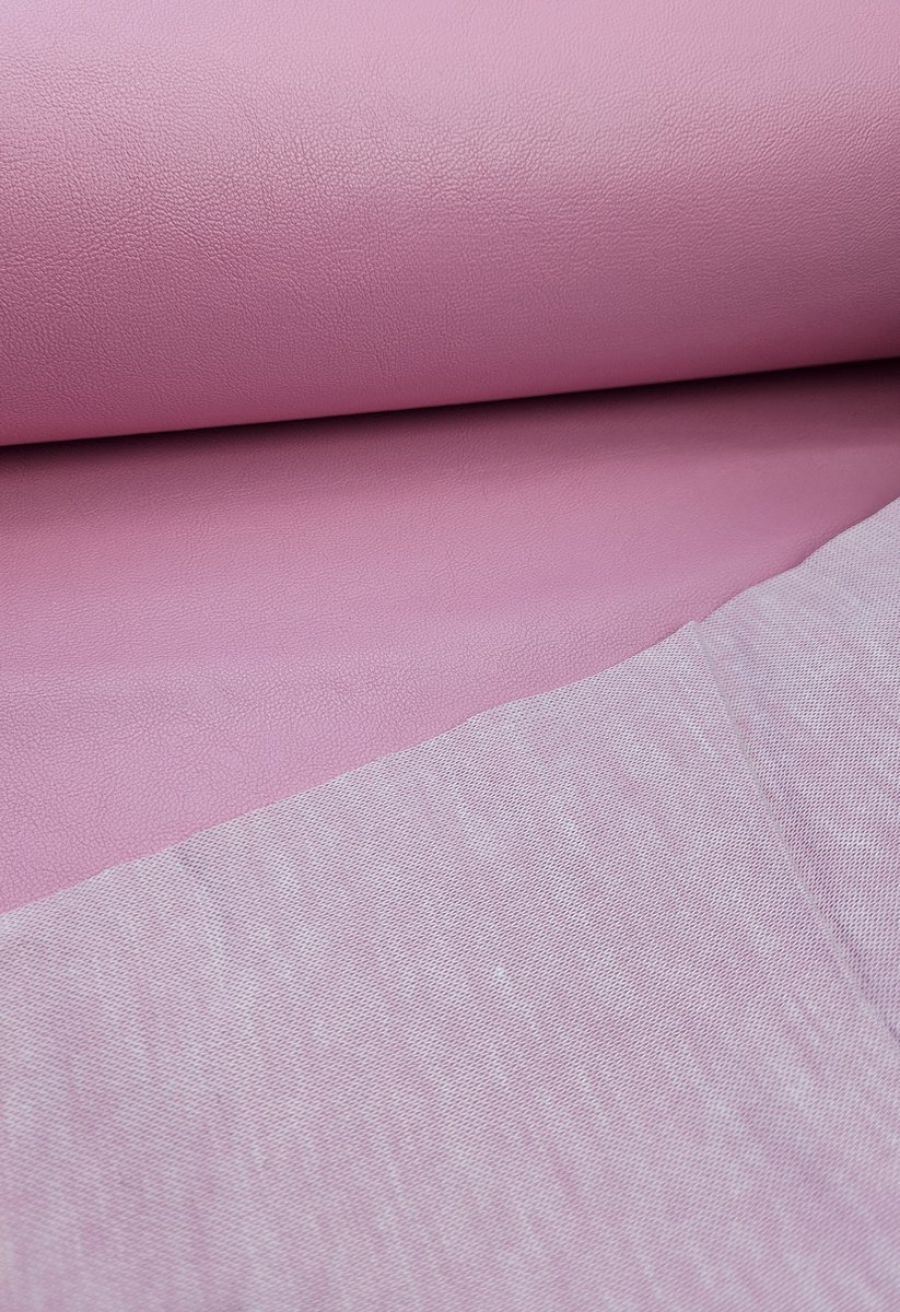 BNDGx® - Nep leer stof - Roze - 100cm X 140cm - imitatie leder lap per meter voor naaien