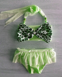 Bikini Neon Groen baby en kind Zwemkleding Badkleding meisje