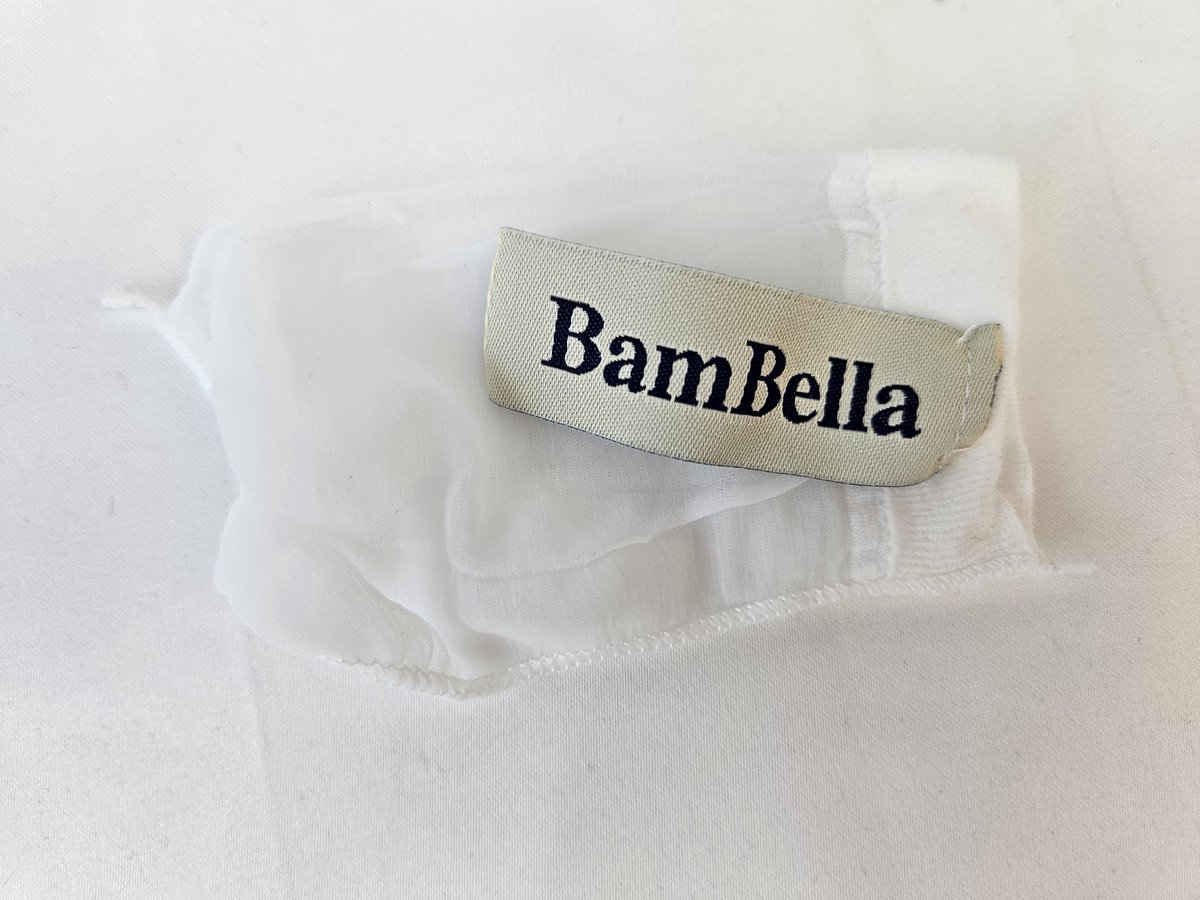 BamBella® - Erotische Heren Penis ondergoed panty kant stof wit hoes sleeve