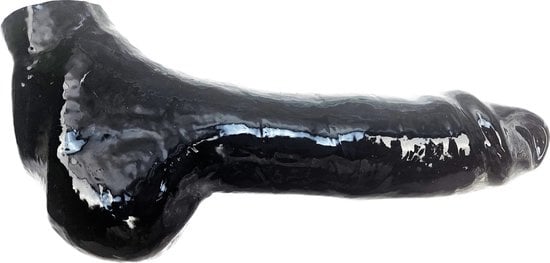 100% LATEX penis sleeve Onderbroek heren - Maat One size -BDSM SM sexy glans ondergoed Zwart voor mannen