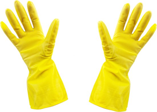 BamBella® - Handschoenen waterdicht - rubber huishoud schoonmaak auto wassen was