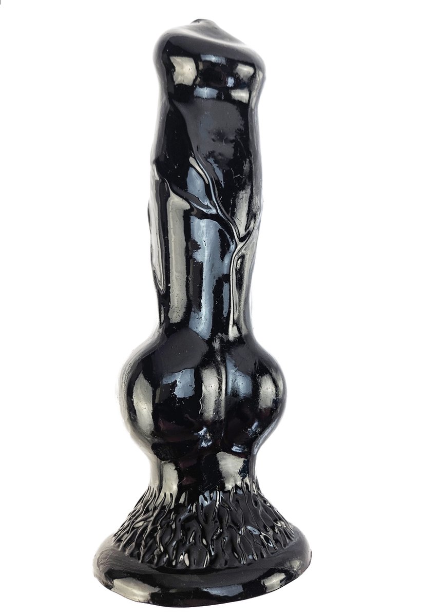 BNDGx® - Dildo - Extreem Grote Penis - Zwarte Lange dikke Realistisch -Zuignap - Extreme BDSM SM Fetisch Seks speeltje