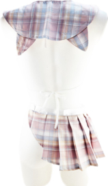 BamBella ® Sexy Cosplay Rollenspel kleding - Onesize - outfit dames Sex bunny dieren pak Zwart Wit set