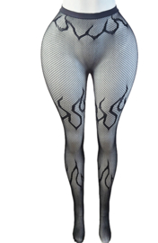 BamBella ® - Panty -Onesize - gaas maillot dunne pantys Dames - Onesize - sexy Erotische lingerie van kant