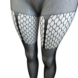 BamBella ® - Panty -Onesize - gaas maillot dunne pantys Dames - Onesize - sexy Erotische lingerie van kant