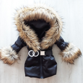 Children's coat Fur collar jacket Girls Winter coat Imitation Fur