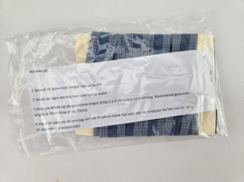 Tape voor broek inkorten - Blauw 2.5 meter - plak band plakband Vastmaken met strijkijzer zelf broeken korter maken