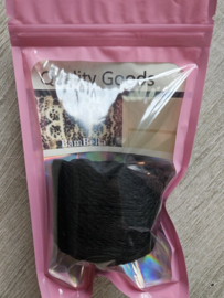 BamBella ® - 10 meter Kant lint band 4.5 cm breed Zwart voor naaien afwerk