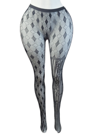 BamBella ® - Panty -Onesize - gaas maillot dunne pantys Dames - Onesize - sexy Erotische lingerie van kant