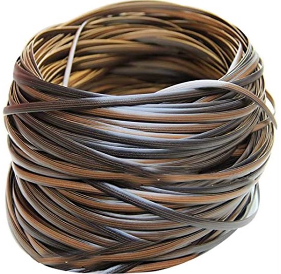 BamBella® - Band - Kunststof - Dikke stevige - 10mm breed 8mm dik - korset maken versteviging rieten mand stoel reparatie baleinen