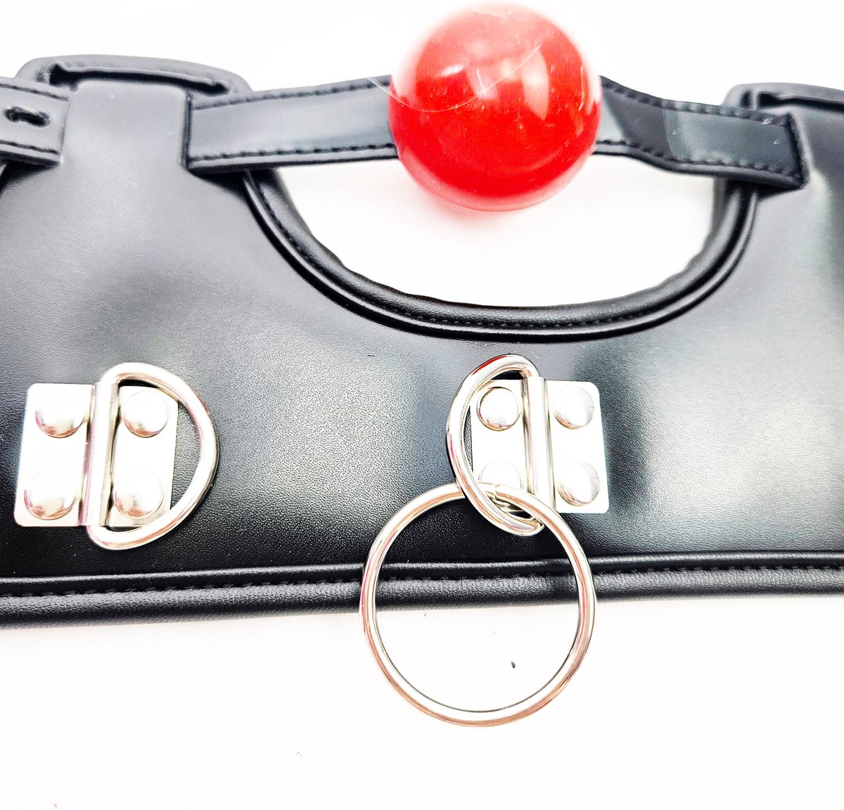 BNDGx® - GagBall halsband - Extreme BDSM - Seks speeltje - Gag Bal mond strap masker SM fetish