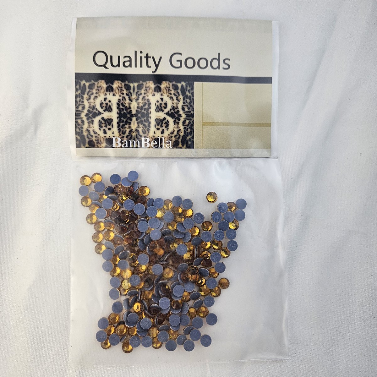 BamBella® - SS30 - Oranje - Hotfix strass Steentjes - 288 stuks - strass stenen glitters nail art kleding versieren
