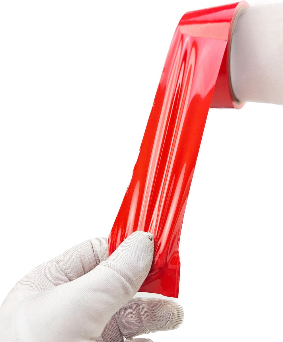 BNDGx® - Bondage sex tape touw van plastic - Rood - Vastbinden BDSM voor Dominant fetish erotische spel