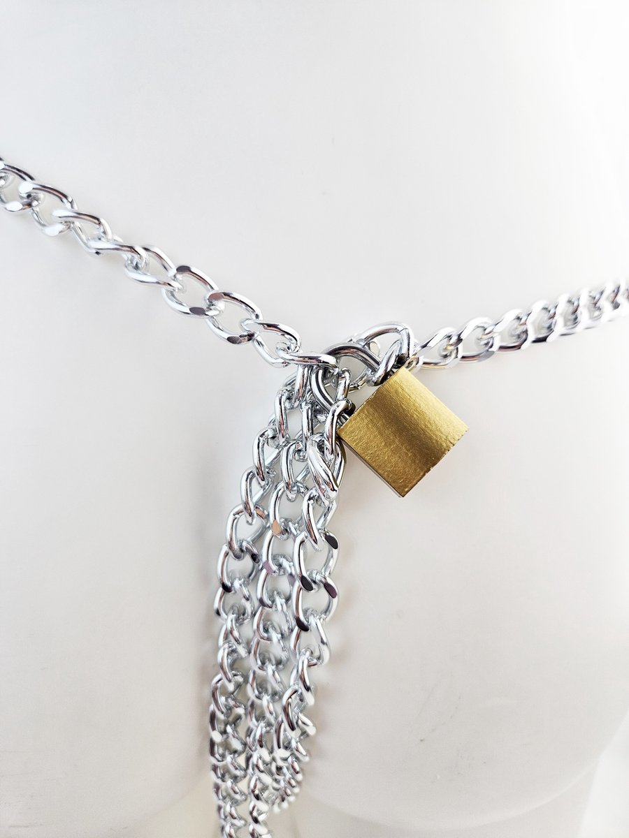 BNDGx® - kuisheidgordel Kuisheidskooi voor vrouwen -met slot - Vagina Kuisheids gordel vrouw bondage