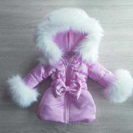 Children's coat Fur collar jacket Girls Winter coat Imitation Fur