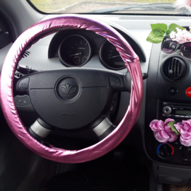Auto bekleding Mat glans met bont 5 Delig