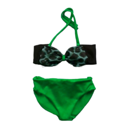 Bikini Groen Zwart baby en kind Zwemkleding Badkleding meisje