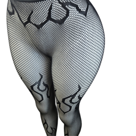 BamBella ® - Panty -Onesize - gaas maillot dunne pantys Dames - Onesize - sexy Erotische lingerie van kant