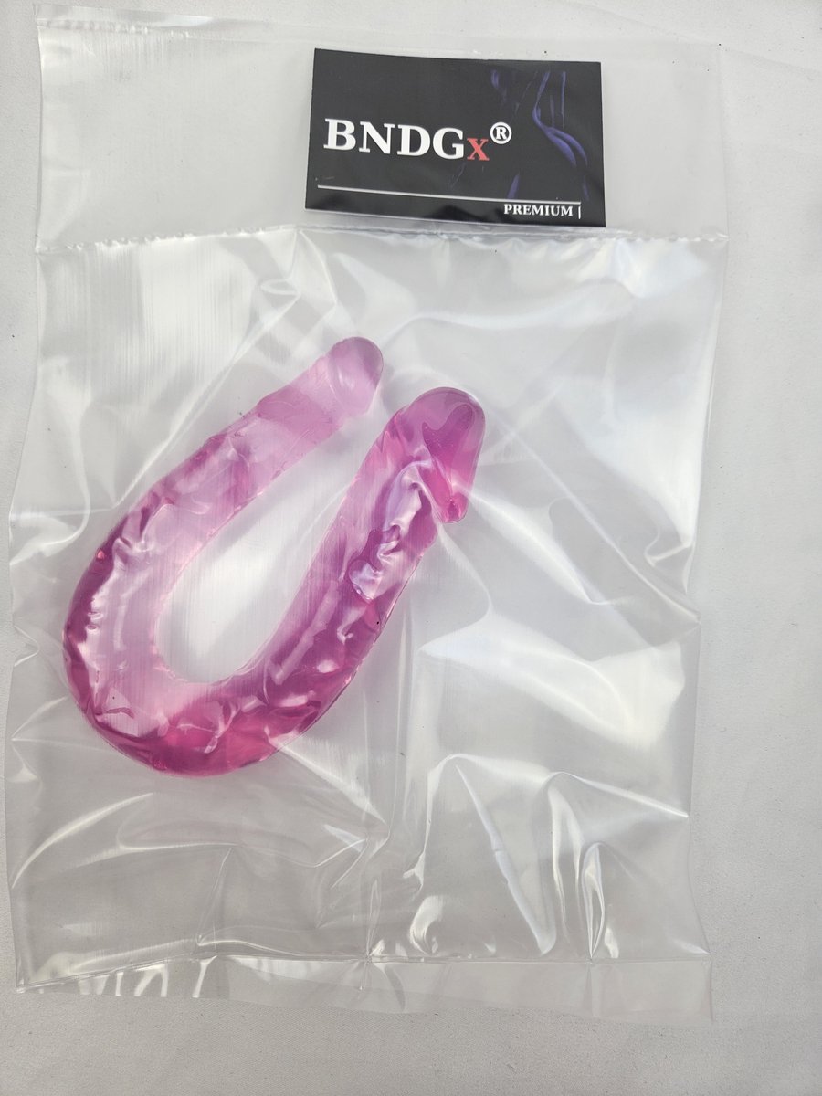 BNDGx® - Dildo - Dubbel anaal vaginaal - 28cm - r0ze Lange Penis - Seks speeltje