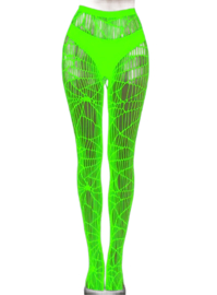 BamBella ® - Panty -Onesize - Glow in the dark body suit - Dames - Onesize - sexy Erotische jumpsuit van kant lingerie