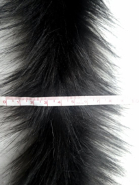 Marabou van bont  Zwart 1 meter decoratie fournituren Sierband