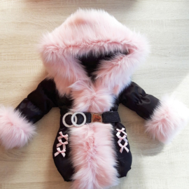 Children's coat Fur collar jacket Girls Winter coat Imitation Fur