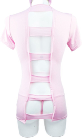 BamBella ® Sexy Cosplay Rollenspel kleding - Onesize - outfit dames Zuster pak Roze