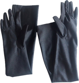 BamBella® Lange Handschoenen Zwart onesize Lange Elastische | One Size |