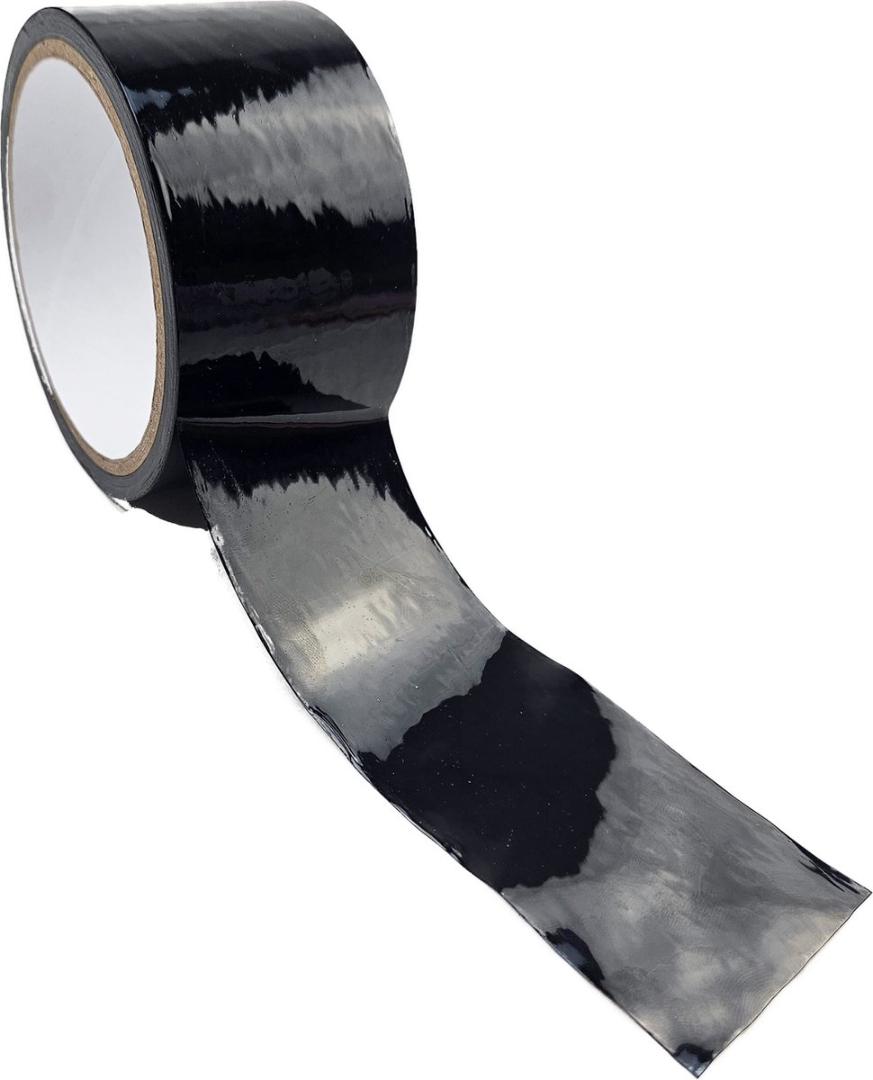 BNDGx® - Bondage sex tape touw van plastic - Zwart - Vastbinden BDSM voor Dominant fetish erotische spel
