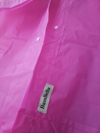 BamBella® - Regenjas Kind Roze - Onesize - 4 tot 9 Jaar - Voor kinderen Regen jas