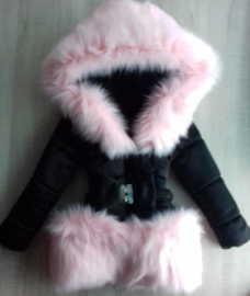 Children's coat Fur collar jacket Girls Winter coat Imitation Fur