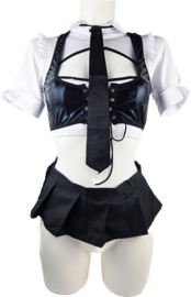 BamBella ® Sexy erotische uniform Schoolmeisje Rollenspel kleding outfit dames